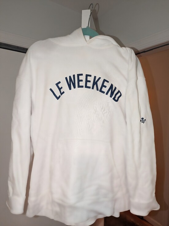 Marea By Liz Joy Tops - Marea By Liz Joy - Le Weekend Terry Hoodie, EUC